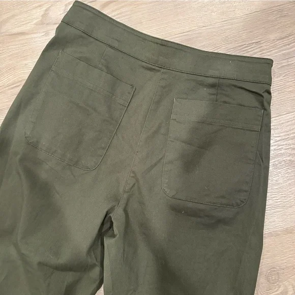 Aritzia The Group by Babaton Olive Green Walsh Wide Leg Pant size 6 women’s - Picture 6 of 11